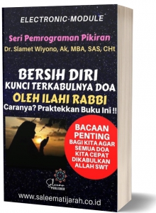 BERSIH DIRI KUNCI TERKABULNYA DOA OLEH ILAHI RABBI