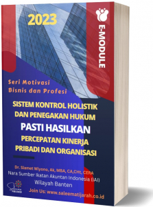 SISTEM KONTROL HOLISTIK  DAN PENEGAKAN HUKUM PASTI HASILKAN PERCEPATAN KINERJA PRIBADI DAN ORGANISASI 