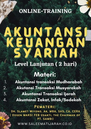 Online-Training Akuntansi Keuangan Syariah Level Lanjutan