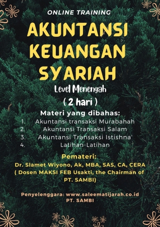 Online-Training Akuntansi Keuangan Syariah Level Menengah