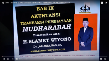 Akuntansi Pembiayaan Mudharabah 